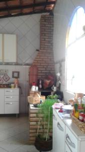 Kuhinja oz. manjša kuhinja v nastanitvi Pousada Quinta Bela Vista - Raízes