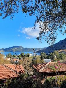 a view of the lake from the house at Palmira Selimiye in Marmaris