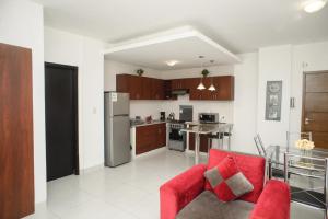 Kuchyň nebo kuchyňský kout v ubytování Downtown Apartments "Altos del Sur"