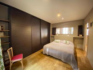 Postel nebo postele na pokoji v ubytování Apartment in Fécamp near Alabaster Coast