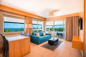 Posezení v ubytování Hôtel Le Lagon