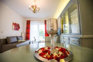 Χώρος καθιστικού στο Apartmenthaus Sonnenblick