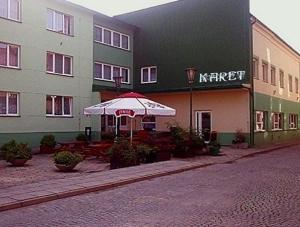 Budynek, w którym mieści się pensjonat