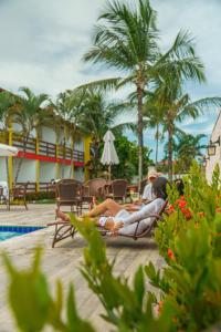 Bazén v ubytování Bem Bahia Hotel - Rede Bem Bahia nebo v jeho okolí