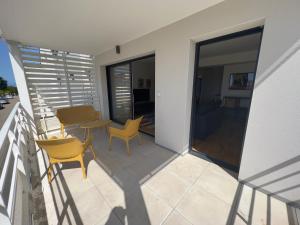 Balkon ili terasa u objektu Appartement vue mer