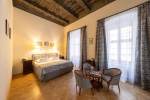 Posteľ alebo postele v izbe v ubytovaní Hotel Elite Prague