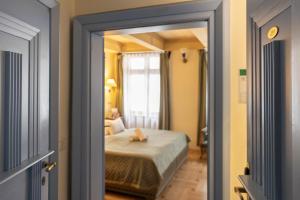 Posteľ alebo postele v izbe v ubytovaní Hotel Elite Prague