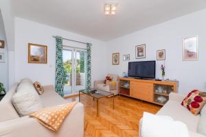 TV a/nebo společenská místnost v ubytování Apartments Martic