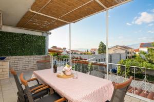 Balkón nebo terasa v ubytování Apartments Martic