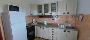 Kuchyňa alebo kuchynka v ubytovaní Apartman Franelić Banjol