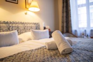 Posteľ alebo postele v izbe v ubytovaní Hotel Elite Prague