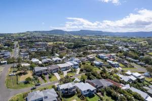 an aerial view of a suburb with houses at Pod on the Park in Kiama