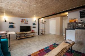 Kuchyň nebo kuchyňský kout v ubytování Newway Apartments + 37 fotografií