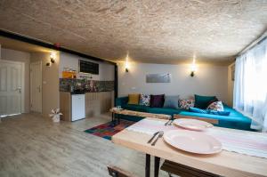 Posezení v ubytování Newway Apartments