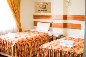 Katil atau katil-katil dalam bilik di Hostal Los Andes