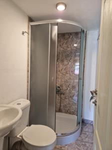 Koupelna v ubytování Guesthouse Mevele