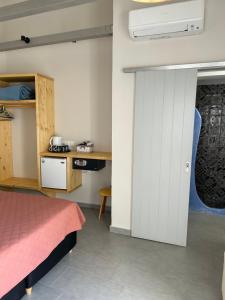 Köök või kööginurk majutusasutuses Afrodete Hotel