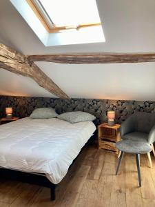 Säng eller sängar i ett rum på Le Domaine de Darracq