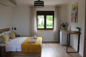 Postel nebo postele na pokoji v ubytování House Štefanac