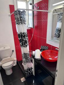 Koupelna v ubytování Olia apartment + 23 fotografií