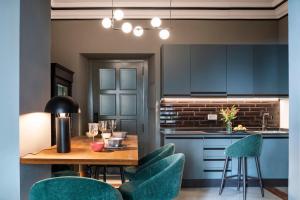 Nhà bếp/bếp nhỏ tại Puerta de Armas Apartments