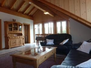 Posezení v ubytování Gästehaus Hoffmann