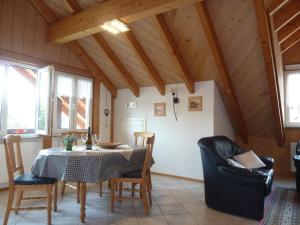 Posezení v ubytování Gästehaus Hoffmann