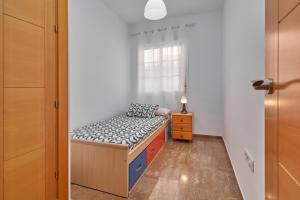 Postel nebo postele na pokoji v ubytování Vivienda con piscina