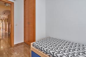 Postel nebo postele na pokoji v ubytování Vivienda con piscina