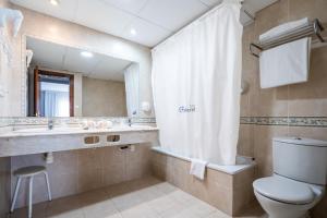 Koupelna v ubytování Hotel Beleret