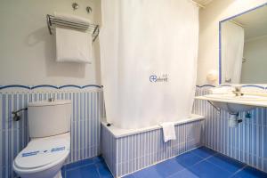 Koupelna v ubytování Hotel Beleret