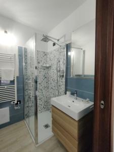 Koupelna v ubytování Zenia Rooms