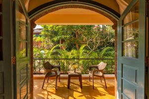 Zahrada ubytování Beachside Bliss Villas Candolim 10 min walk from Sinquerim Beach