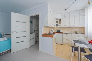 Kuchyňa alebo kuchynka v ubytovaní Apartament z balkonem przy Latarni 150m od morza