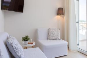 Posezení v ubytování Sea View Apartments Tihi II