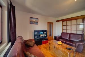 Μια τηλεόραση ή/και κέντρο ψυχαγωγίας στο Antica Suite Apartment