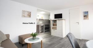 Küche/Küchenzeile in der Unterkunft Bernsteinbäder Zimmer