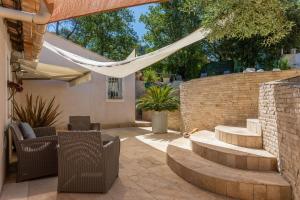 Χώρος καθιστικού στο Villa les Cigales