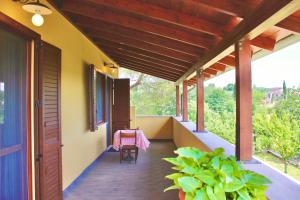 Balkón nebo terasa v ubytování B&B Terre Toscane