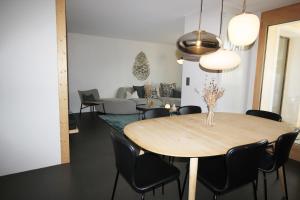 Χώρος καθιστικού στο Residenza Lagrev 3 Zimmerwohnung Nr 205 - Typ 30A - 2 Etage - S O