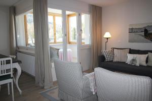 Χώρος καθιστικού στο Residenza Lagrev 2 1 2 Zimmerwohnung Nr 126 - Typ 25A - 1 Etage - Süd +3 φωτογραφίες
