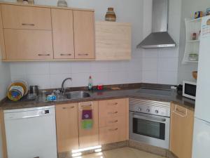 Kuchyň nebo kuchyňský kout v ubytování alemar + 4 fotografie