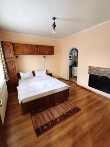 Postel nebo postele na pokoji v ubytování Casa Șallai