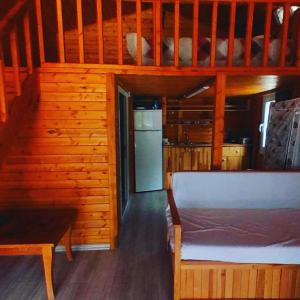 Postel nebo postele na pokoji v ubytování DURUSU ÇİFTLİKEVLERİ