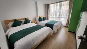 Letto o letti in una camera di Hotel Natural Sevgi
