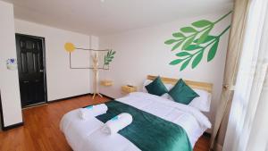 Letto o letti in una camera di Hotel Natural Sevgi
