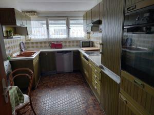 Η κουζίνα ή μικρή κουζίνα στο Ferienwohnung Schwarzwald +6 φωτογραφίες