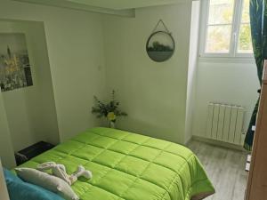 Postel nebo postele na pokoji v ubytování Gîte des trois plages 6 personnes