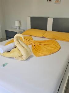 Llit o llits en una habitació de Hotel Potami Beach - Mondi Goro