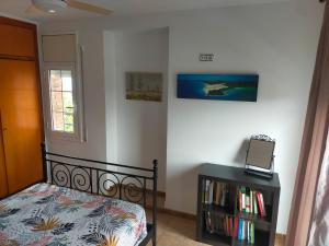 Posteľ alebo postele v izbe v ubytovaní Villa Brisas - Preciosa villa con gran intimidad y piscina